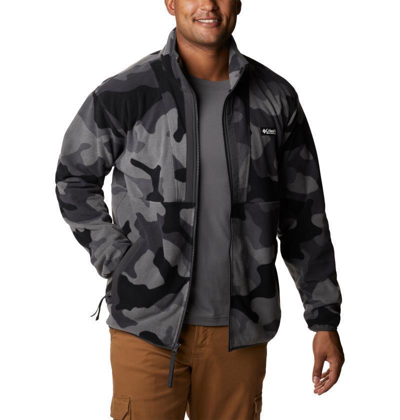 Back Bowl Fleece Lightweight - Mens - Black Mod Camo / Shark 2