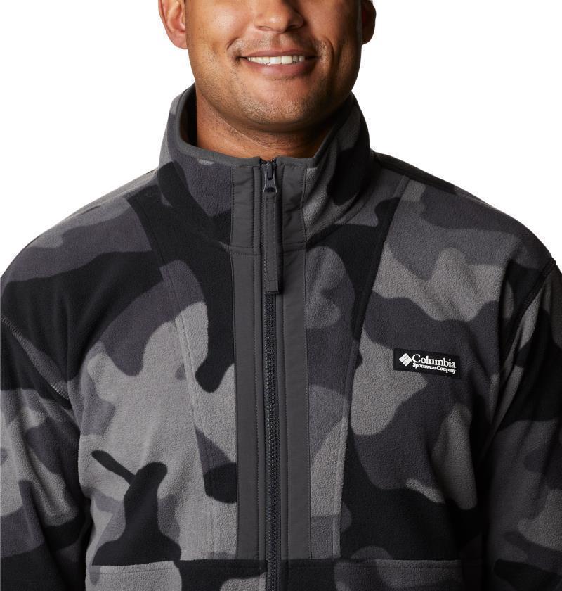 Back Bowl Fleece Lightweight - Mens - Black Mod Camo / Shark 5