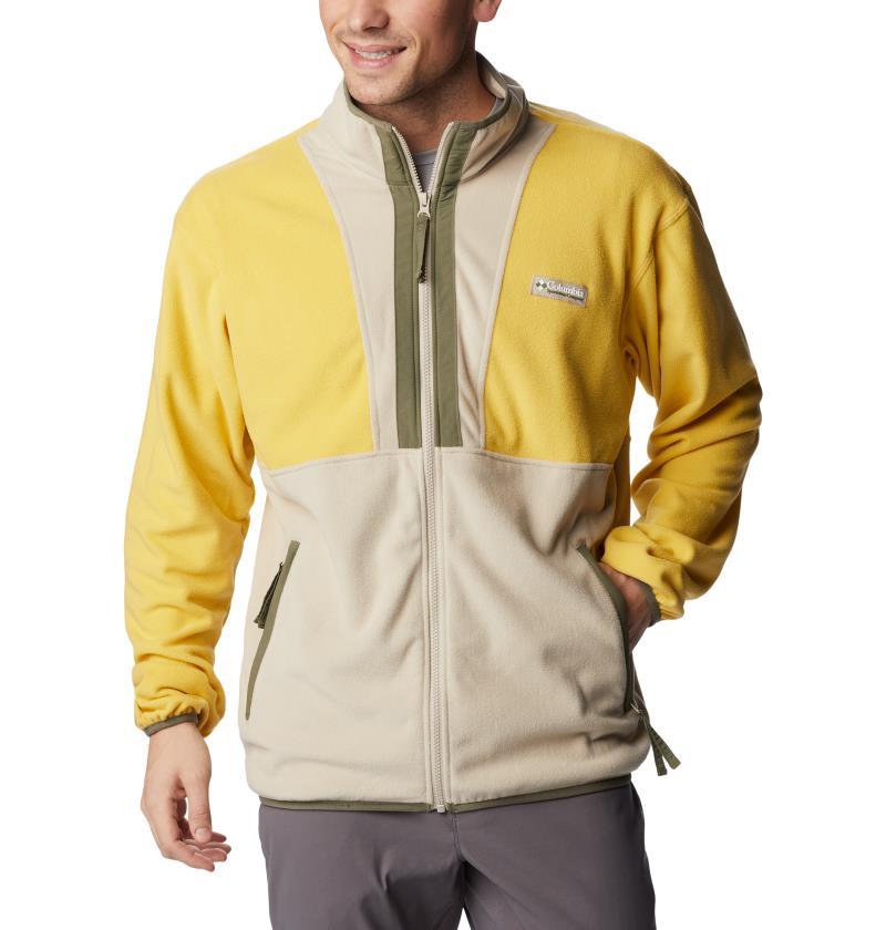 Back Bowl Fleece Lightweight - Mens - Golden Nugget / Ancient Fossil / Stone Green 1