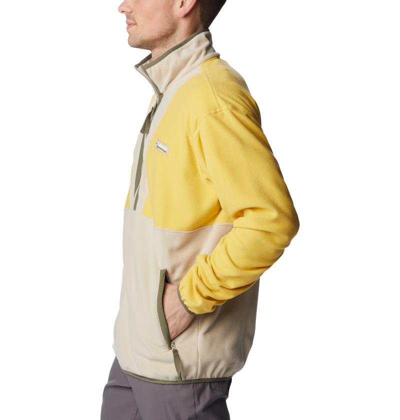 Back Bowl Fleece Lightweight - Mens - Golden Nugget / Ancient Fossil / Stone Green 4