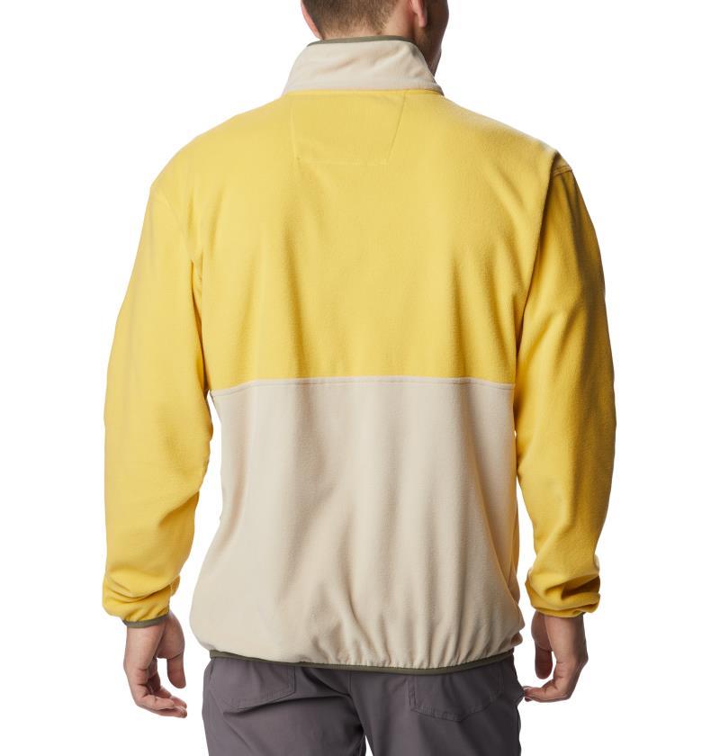 Back Bowl Fleece Lightweight - Mens - Golden Nugget / Ancient Fossil / Stone Green 5