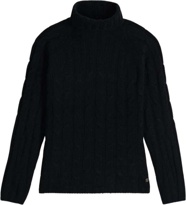 Baylands Cable Turtleneck - Womens - Black 1