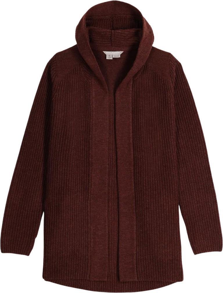 Baylands Cardigan - Womens - Dark Mahogany 1