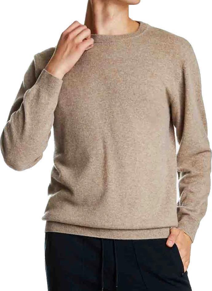 Blefjell Crew Neck - Mens - Sand 2