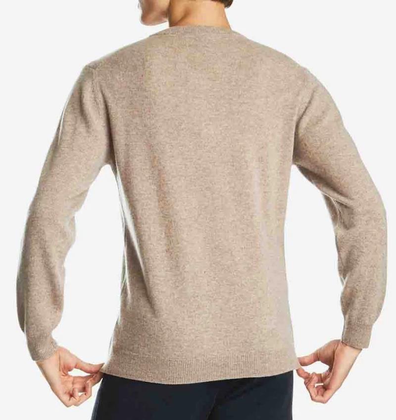 Blefjell Crew Neck - Mens - Sand 3