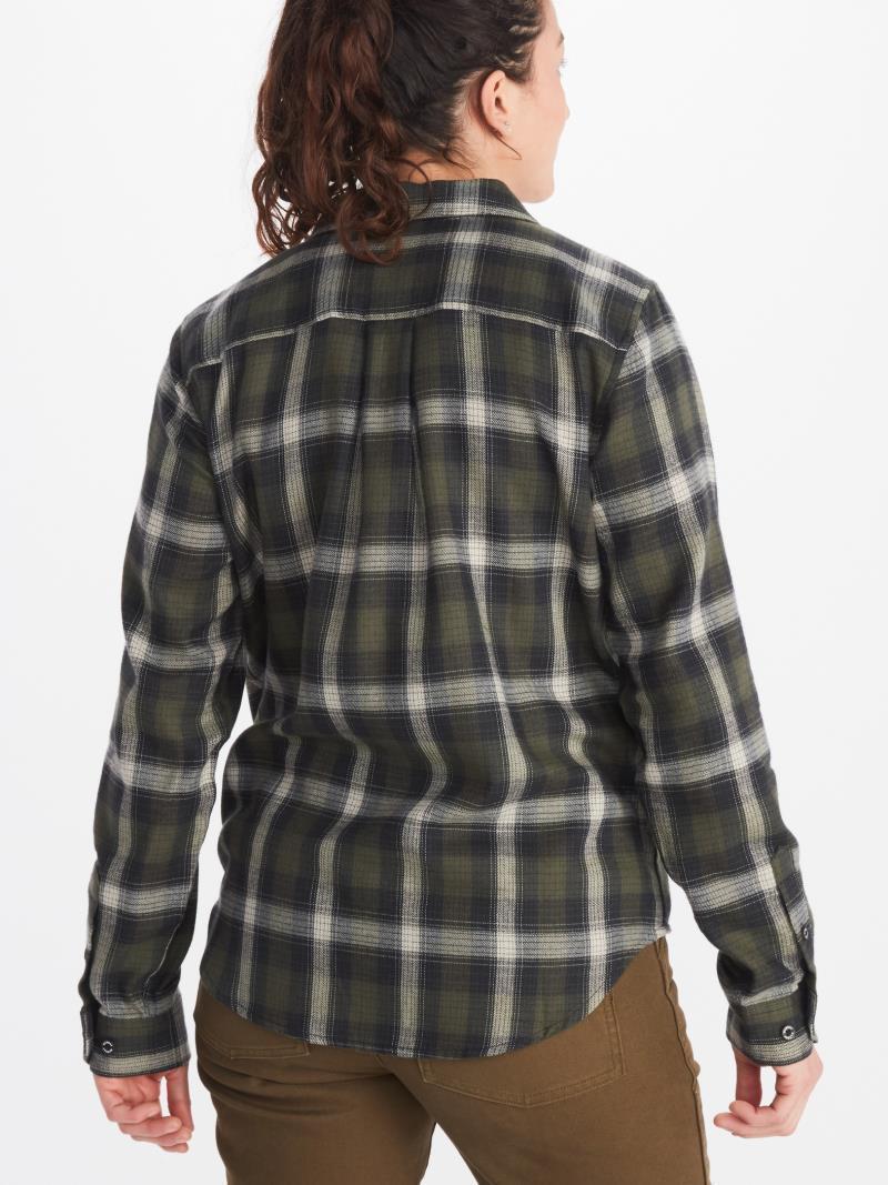 Bridget / Fairfax Midweight Flannel LS - Womens - Nori 2