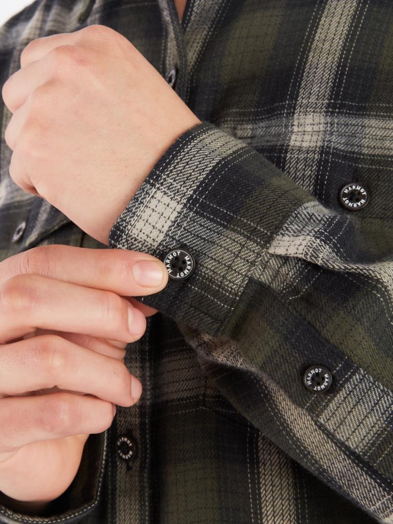 Bridget / Fairfax Midweight Flannel LS - Womens - Nori 4
