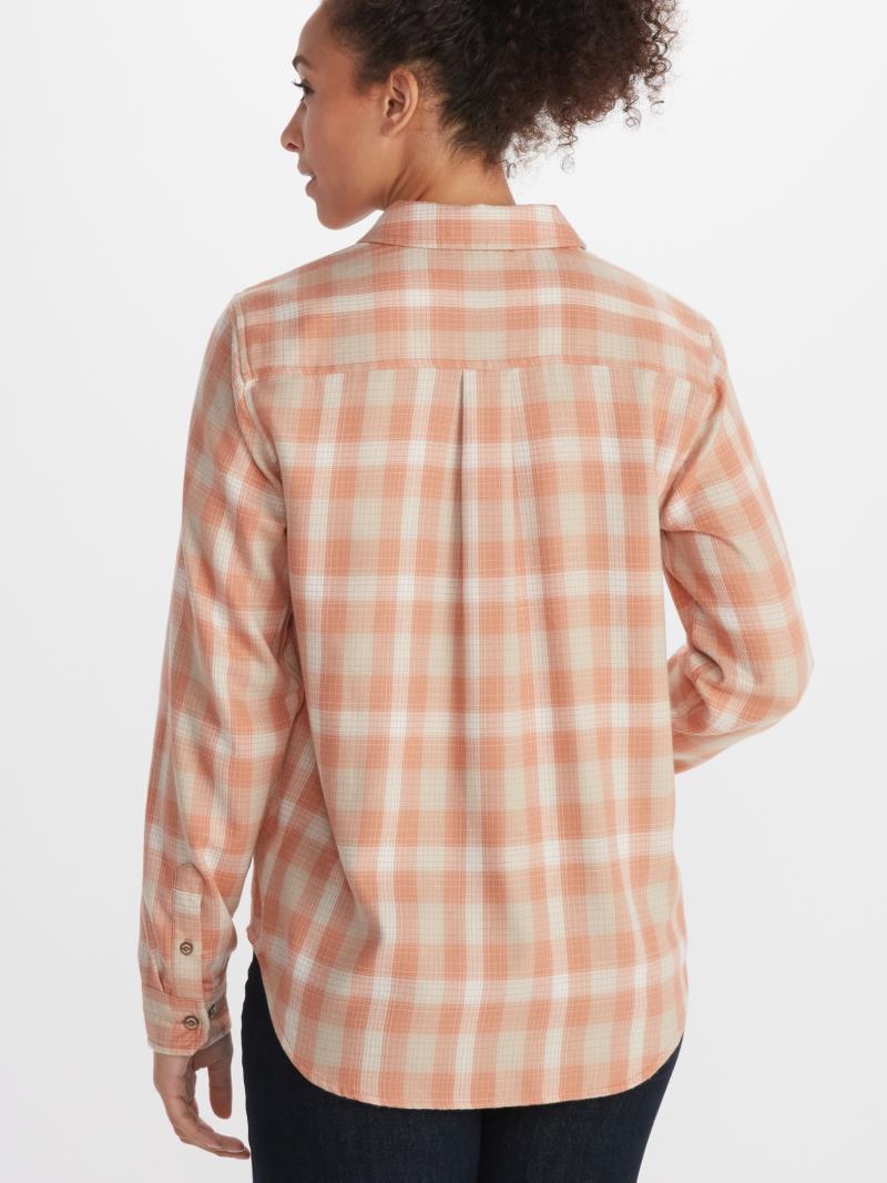 Bridget / Fairfax Midweight Flannel LS - Womens - Rose Gold 2