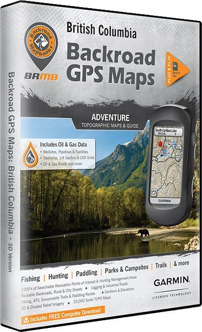 British Columbia GPS Maps (SD)  - Not Applicable 1