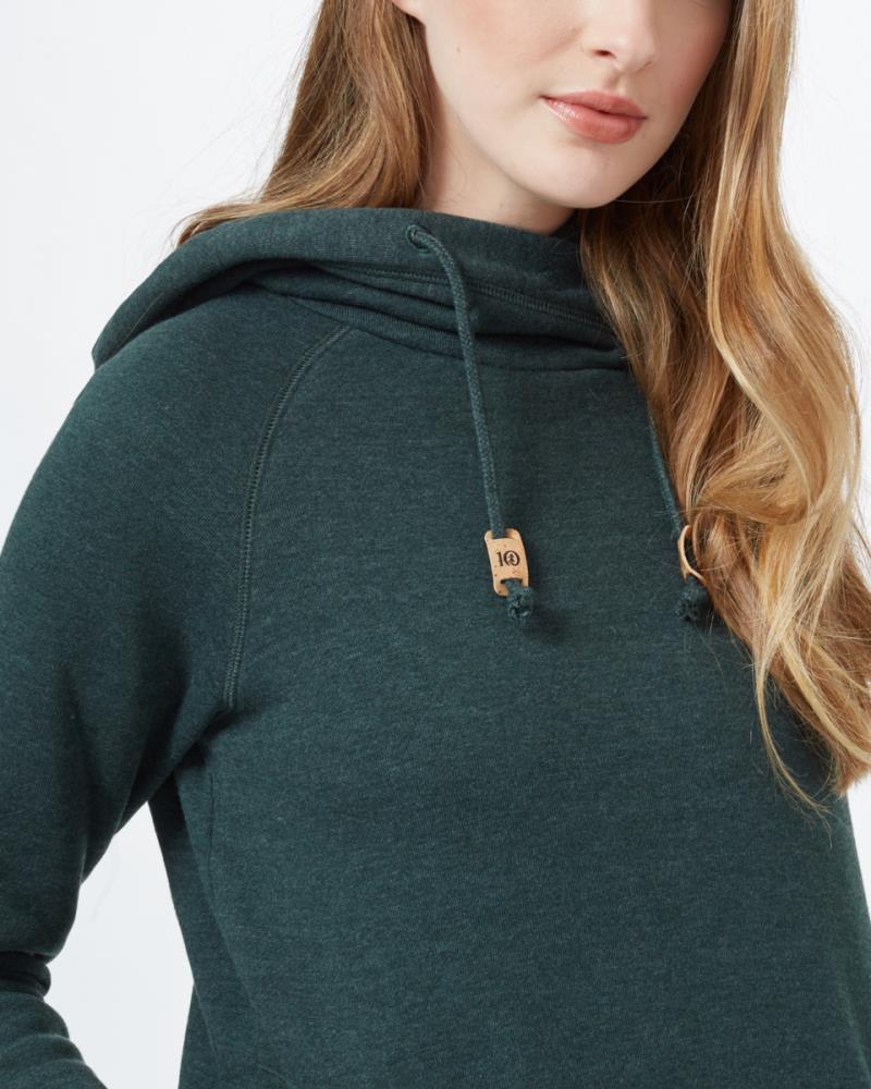 Burney Hoodie - Womens - Dark Forest Green Heather 2