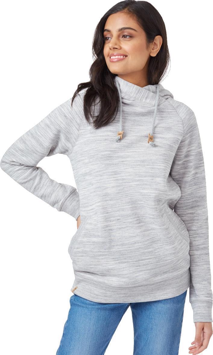Burney Hoodie - Womens - Hi Rise Grey Space Dye 1