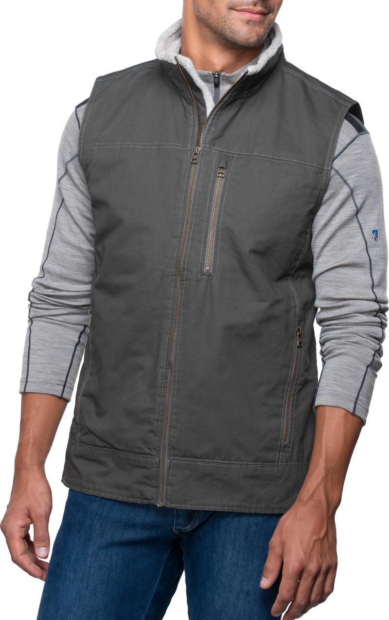Burr Vest Lined - Mens - Gun Metal 1