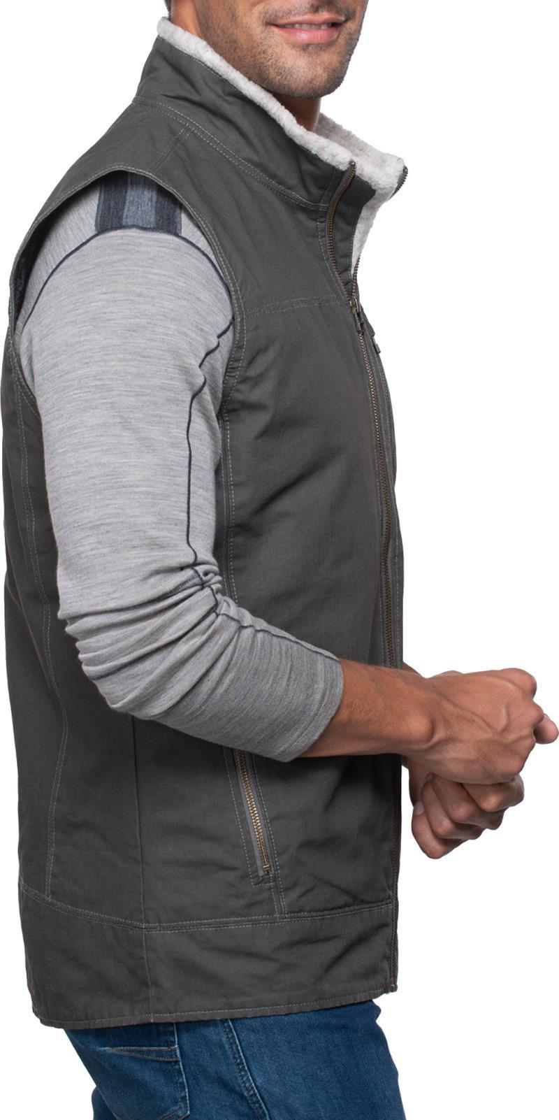 Burr Vest Lined - Mens - Gun Metal 3