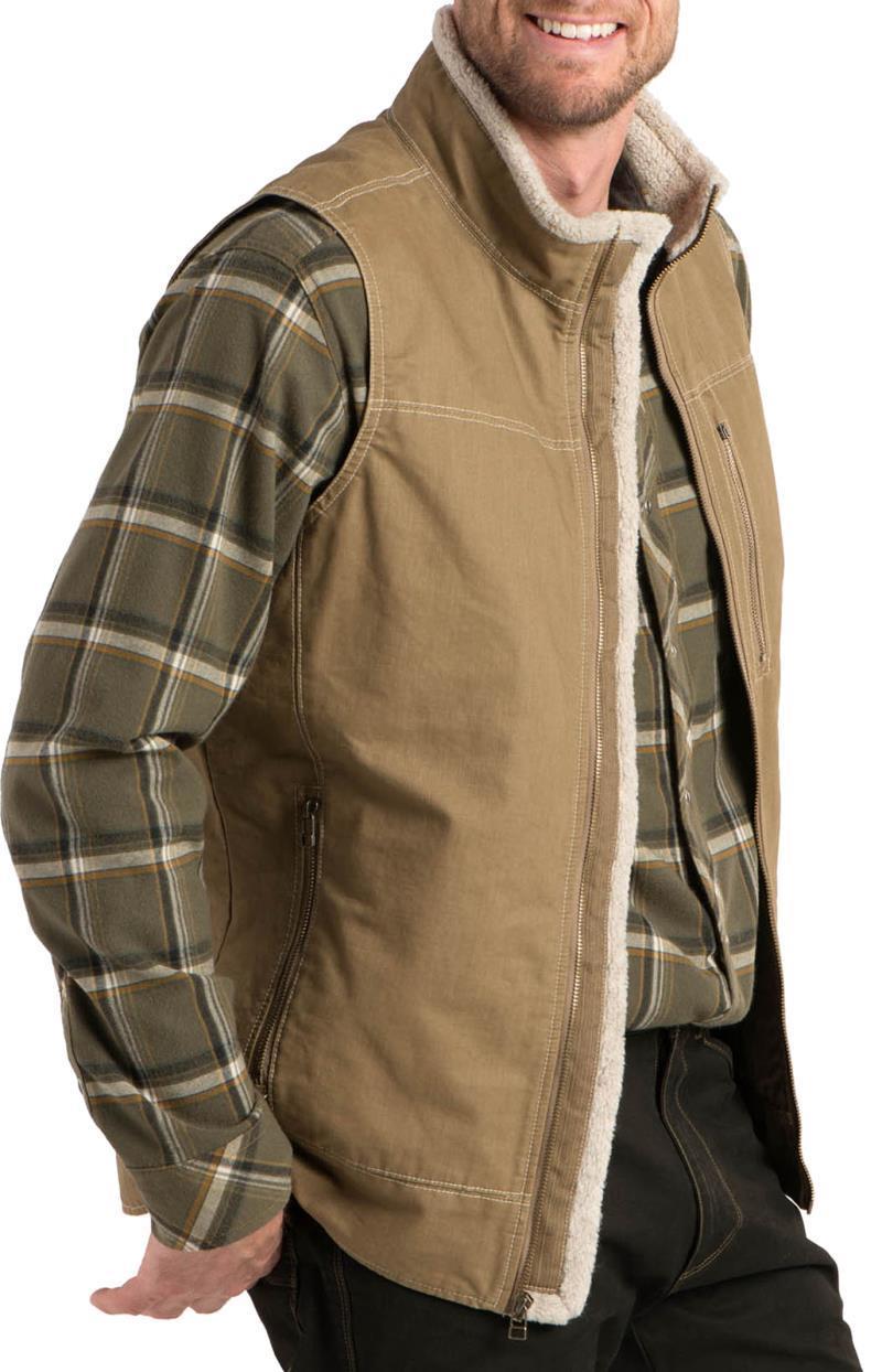 Burr Vest Lined - Mens - Khaki 3