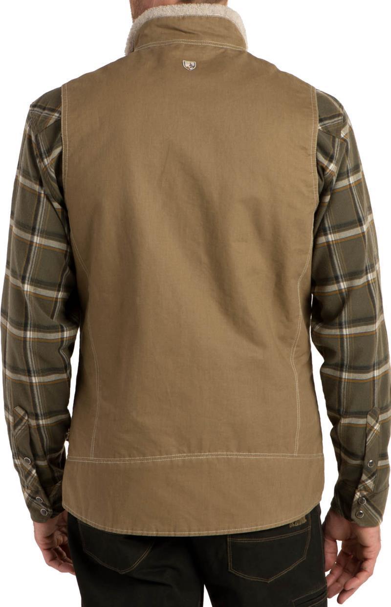 Burr Vest Lined - Mens - Khaki 2