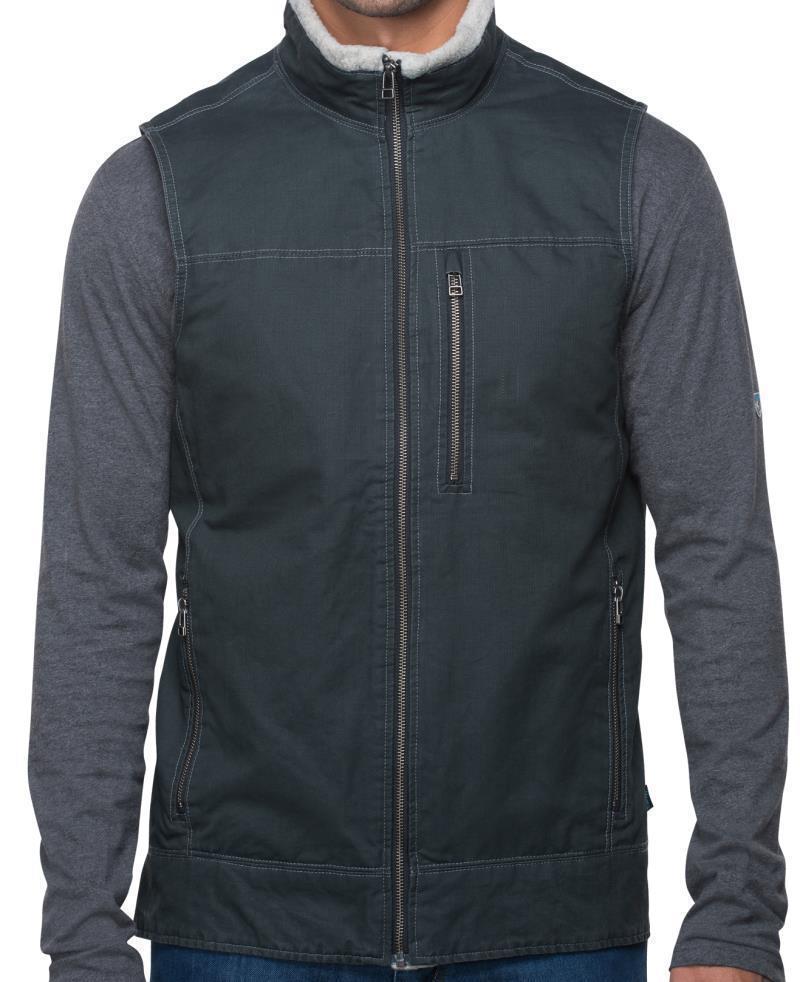 Burr Vest Lined - Mens - Raven 1