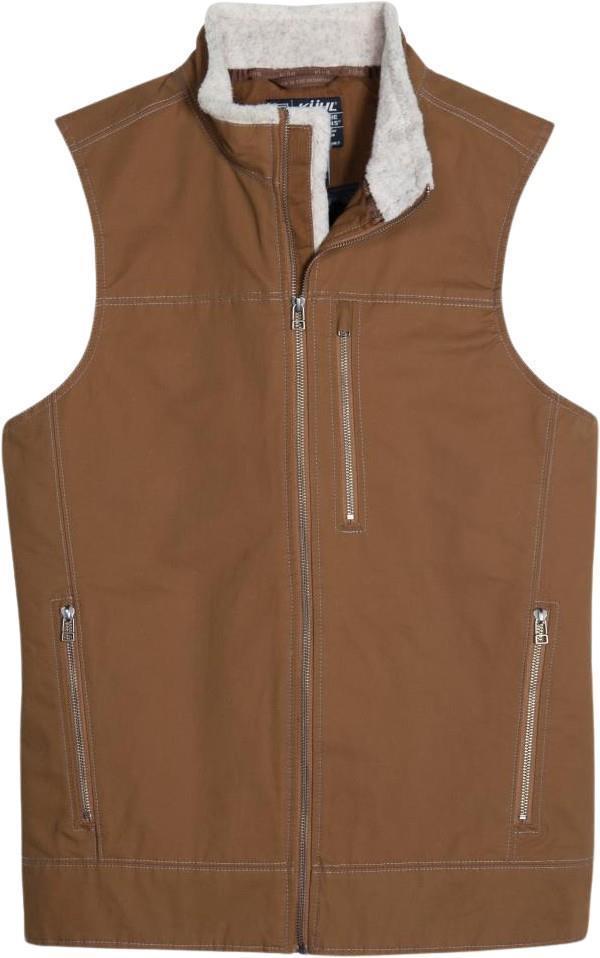 Burr Vest Lined - Mens - Teak 1
