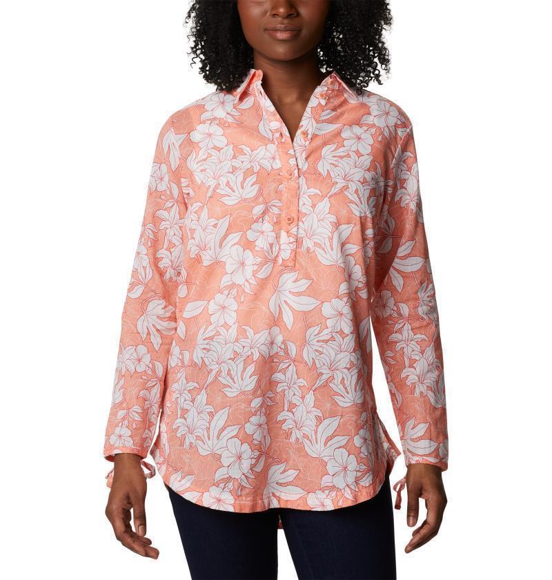 Camp Henry II Tunic - Womens - Coral Reef Lakeshore Floral 1