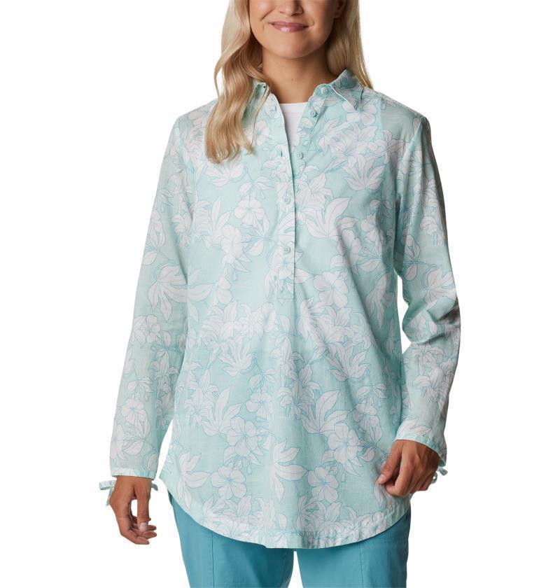 Camp Henry II Tunic - Womens - Icy Morn Lakeshore Floral 2