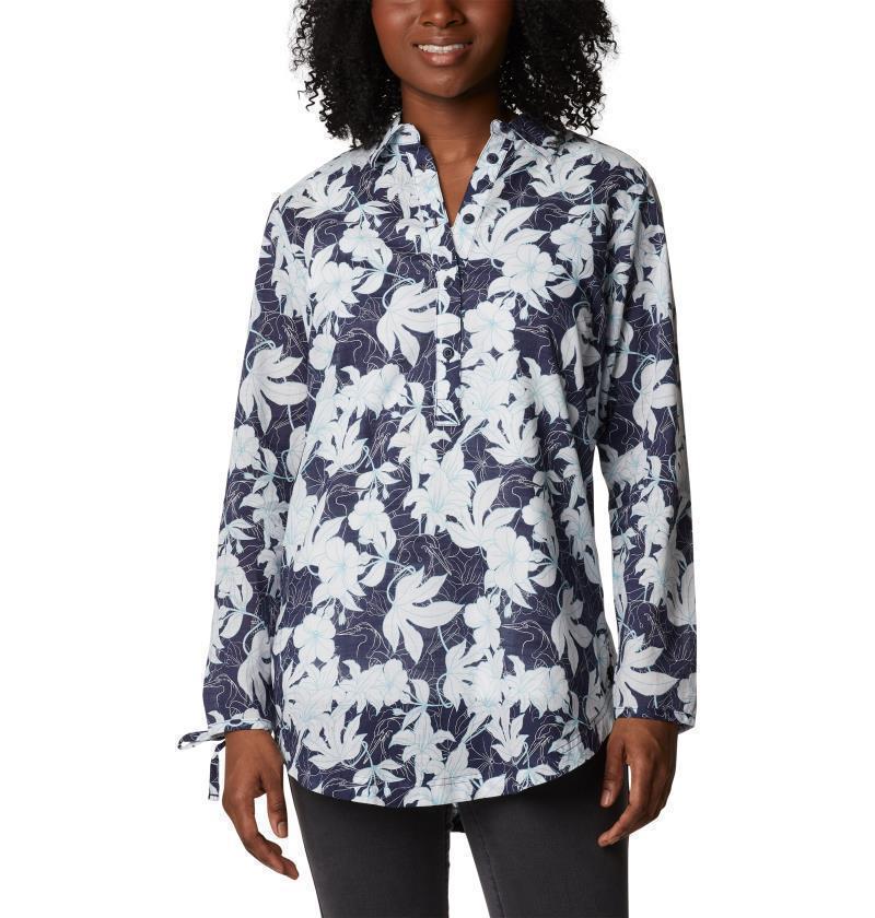 Camp Henry II Tunic - Womens - Nocturnal Lakeshore Floral 1