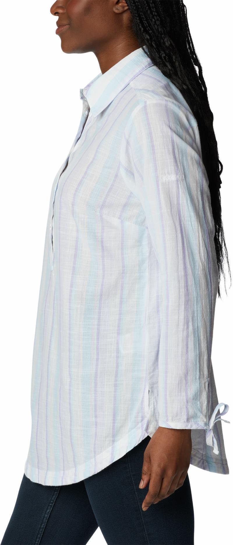 Camp Henry II Tunic - Womens - Purple Tint / Blocky Stripe 5