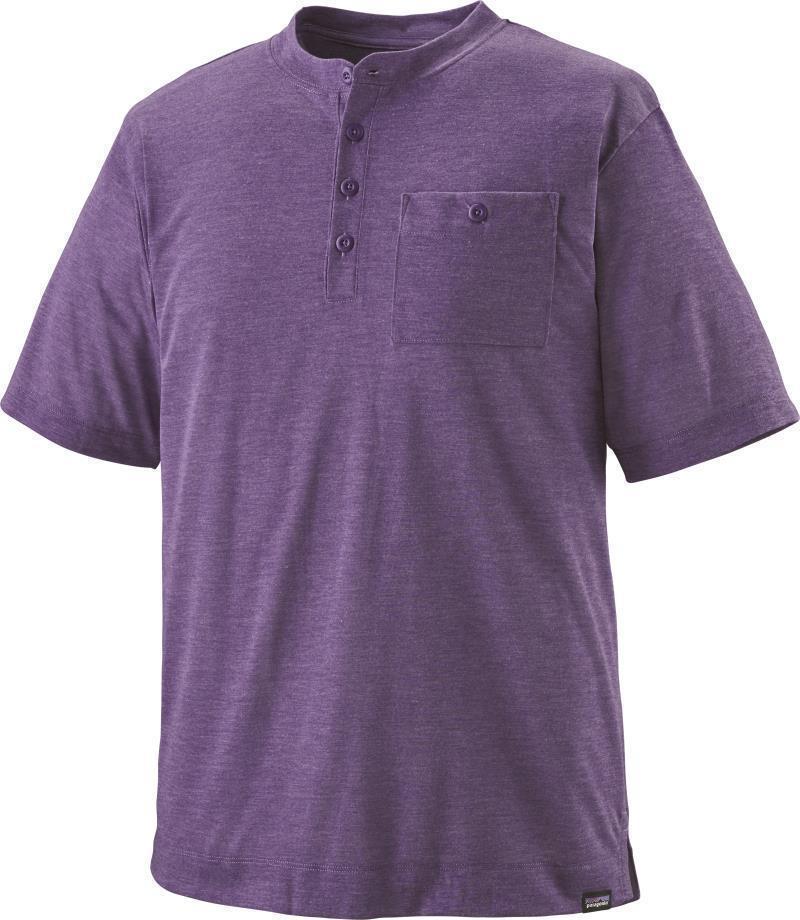 Capilene Cool Trail Bike Henley - Mens - Purple 1