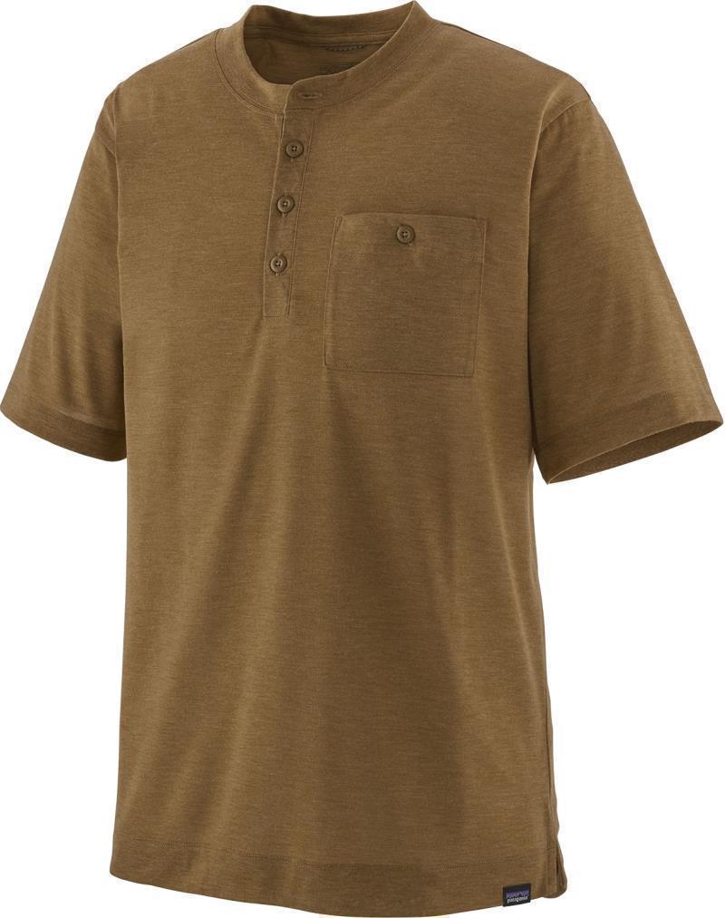 Capilene Cool Trail Bike Henley - Mens - Wood Brown 1