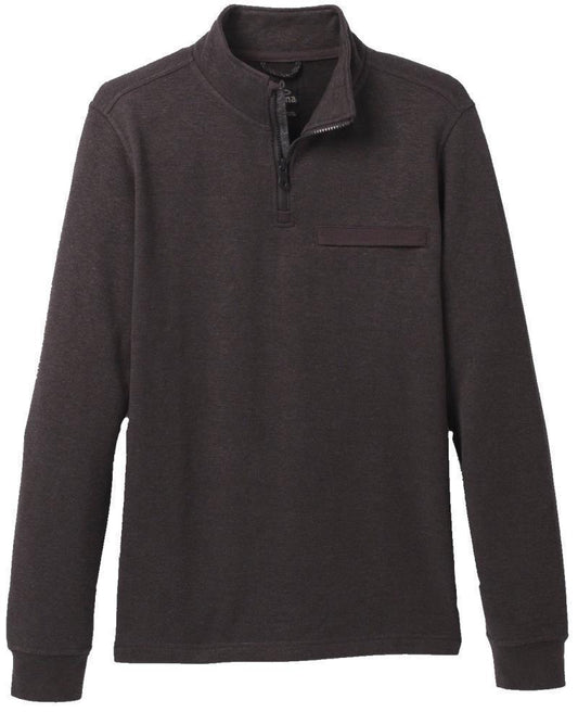 Cardiff 1/4 Zip - Mens - Charcoal Heather 1