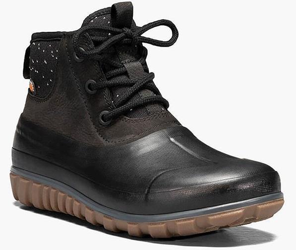 Casual Lace Leather - Womens - Black 2