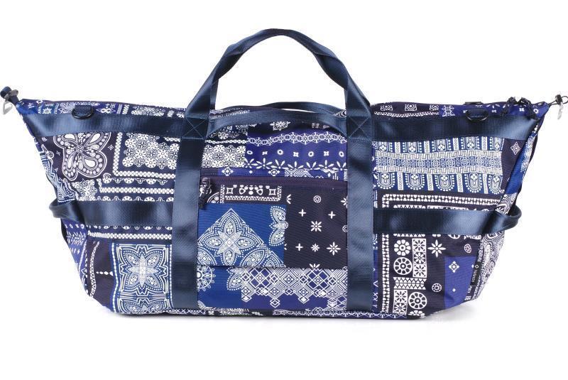 Classic Tote - Blue Bandana Quilt 1