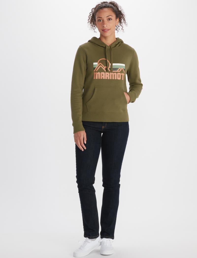 Coastal Hoody - Womens - Winter Moss 3