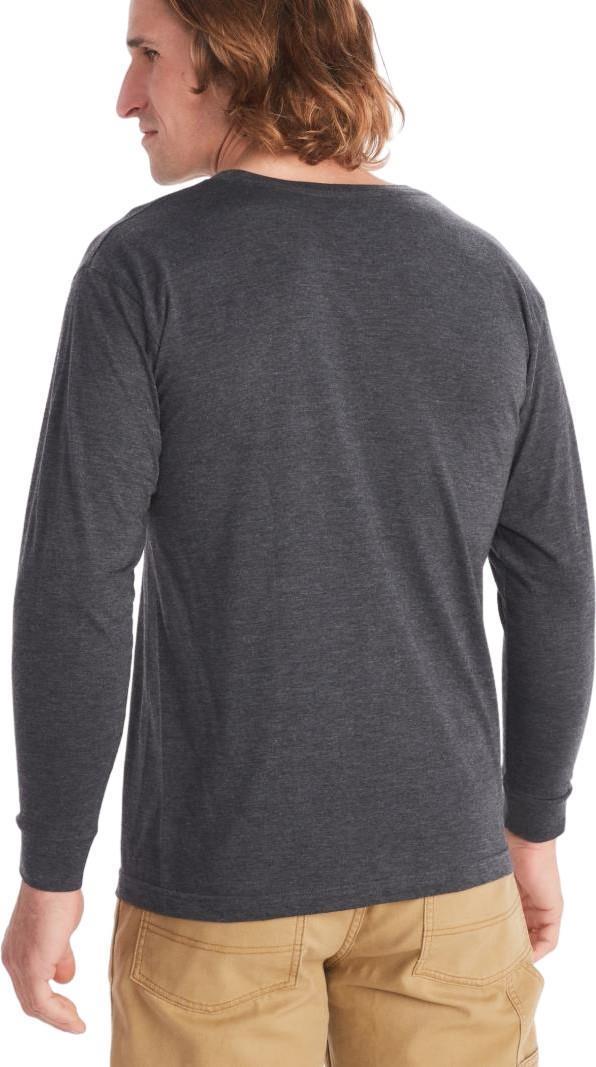 Coastal Tee LS - Mens - Charcoal Heather 2