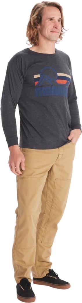 Coastal Tee LS - Mens - Charcoal Heather 3