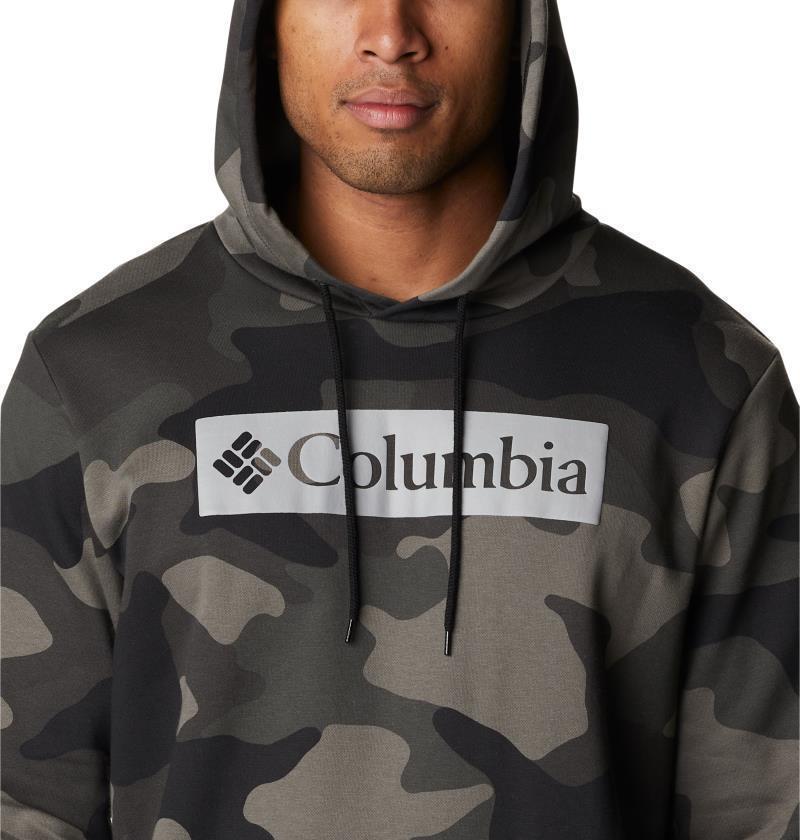 Columbia Logo Printed Hoodie - Mens - Black Mod Camo 5