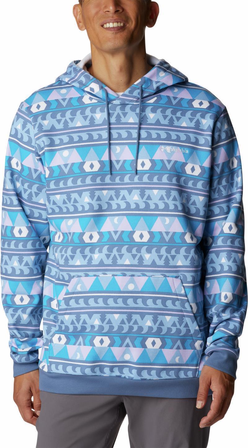 Columbia Logo Printed Hoodie - Mens - Bluestone Camp Blanket 1