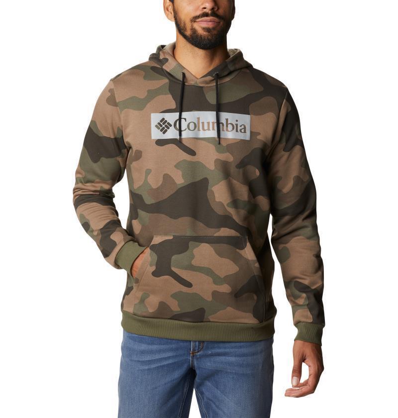Columbia Logo Printed Hoodie - Mens - Cypress Mod Camo 1