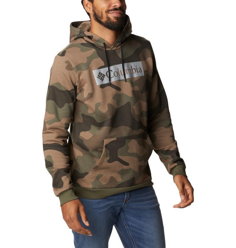 Columbia Logo Printed Hoodie - Mens - Cypress Mod Camo 2