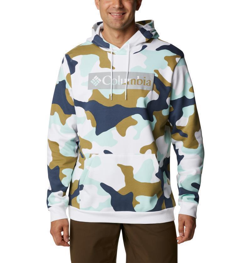 Columbia Logo Printed Hoodie - Mens - Savory Mod Camo 1