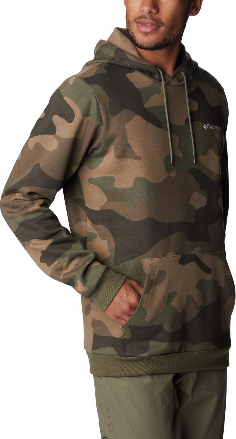 Columbia Logo Printed Hoodie - Mens - Stone Green Mod Camo 3
