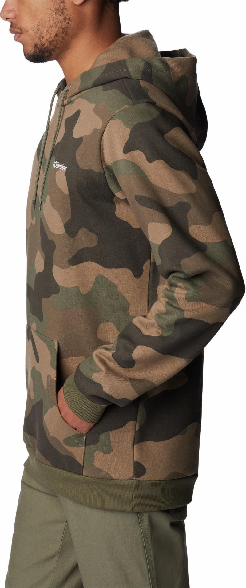 Columbia Logo Printed Hoodie - Mens - Stone Green Mod Camo 5