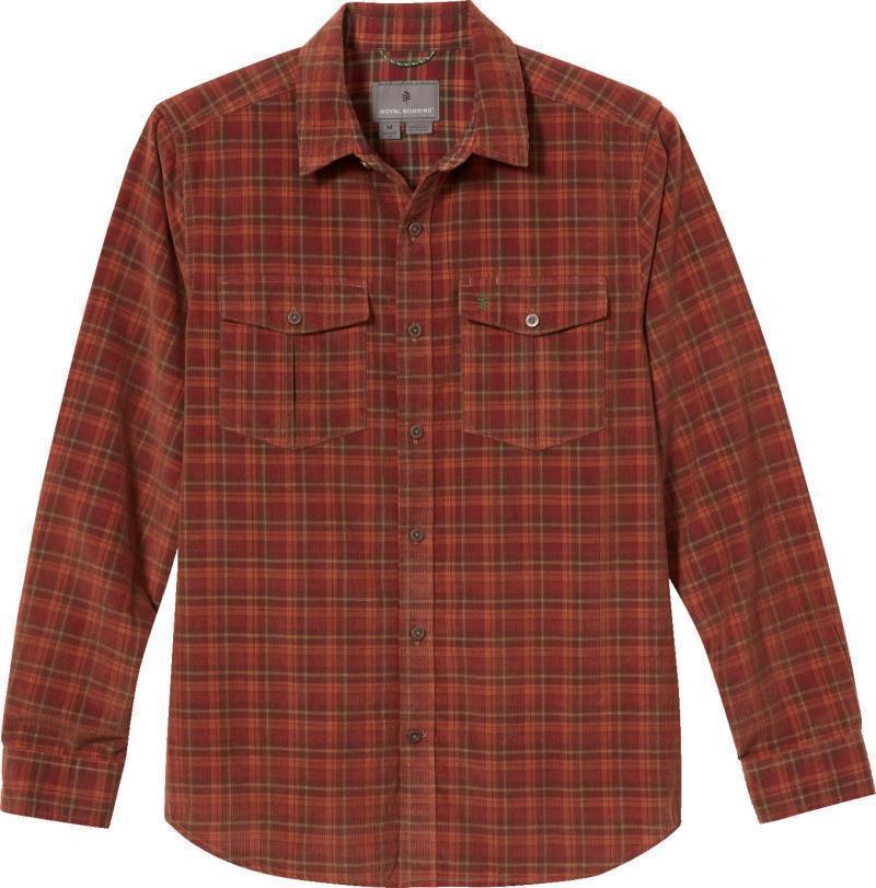 Covert Cord Organic Cotton LS - Mens - Canyon Oak Salt Point Plaid 1