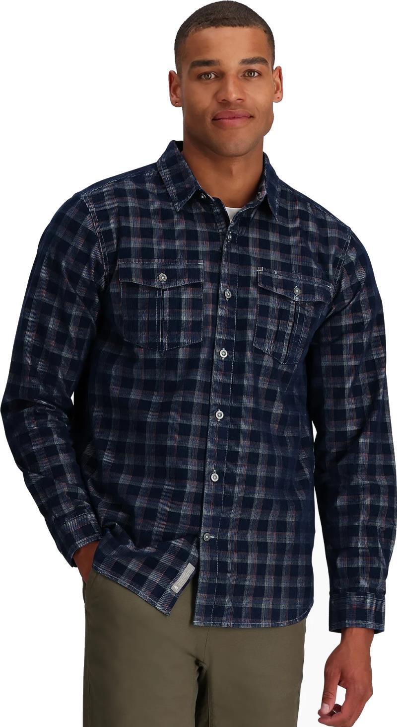 Covert Cord Organic Cotton LS - Mens - Deep Blue Pioneer Plaid 2