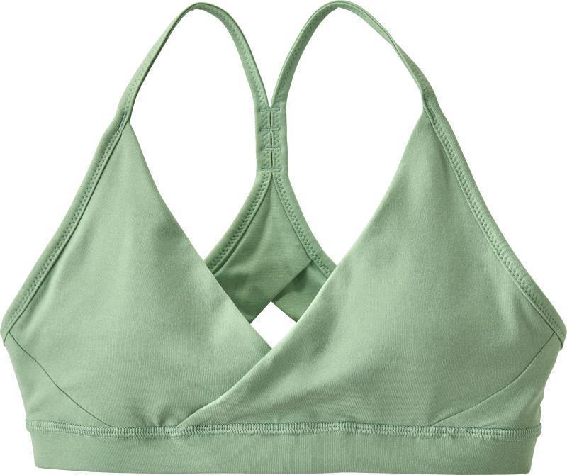 Cross Beta Sports Bra - Gypsum Green 1