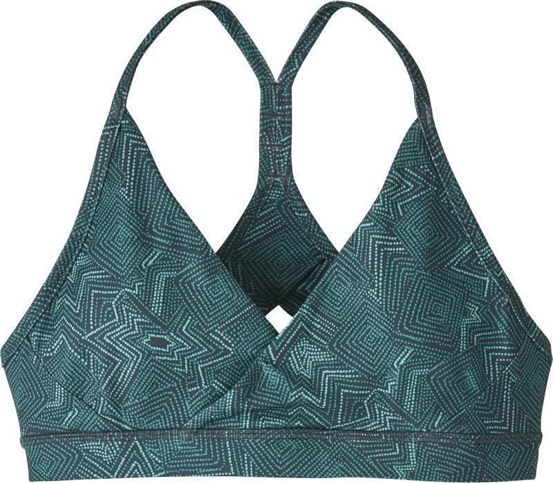 Cross Beta Sports Bra - Organ Pipes / Smolder Blue 1