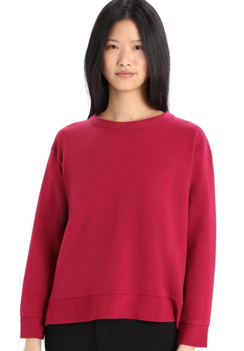 Dalston LS Sweatshirt - Womens - Cherry 2