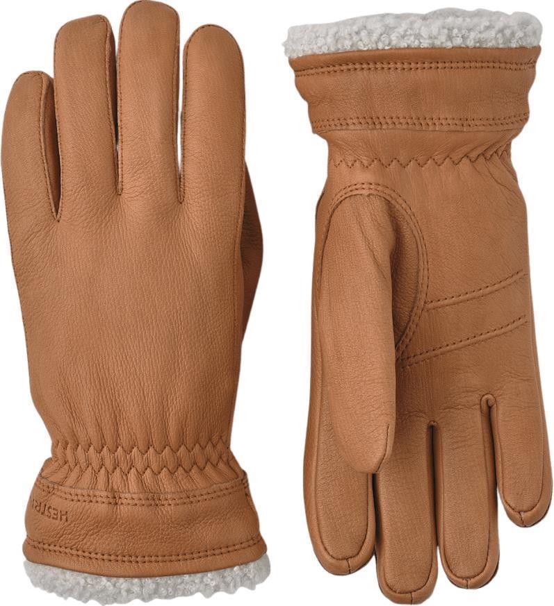 Deerskin Primaloft Gloves - Cork 1