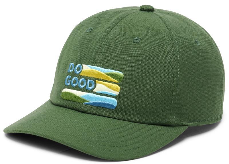 Do Good Stripe Dad Hat - Forest 1