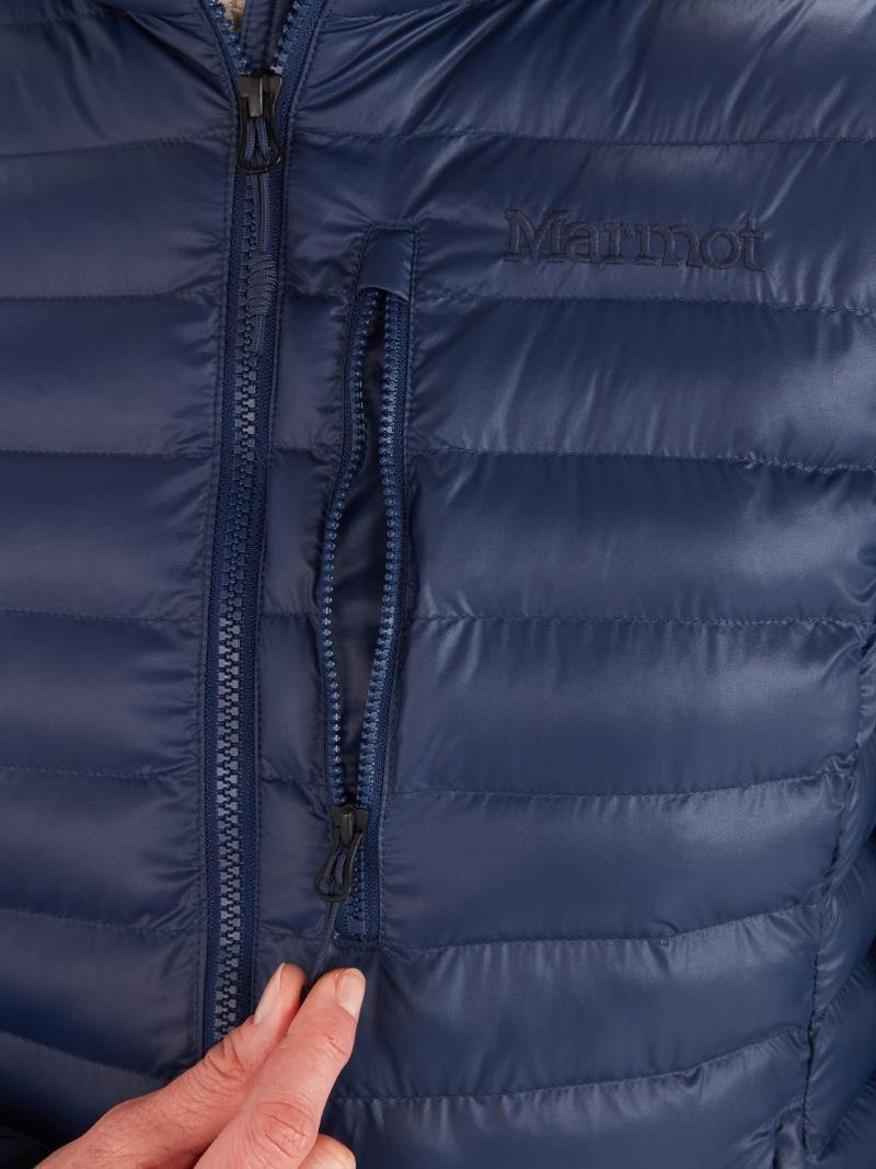 Echo Featherless Long Jacket - Womens - Arctic Navy Shiny 4