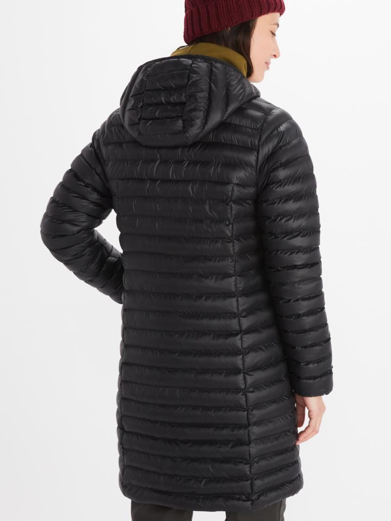 Echo Featherless Long Jacket - Womens - Black Shiny 2