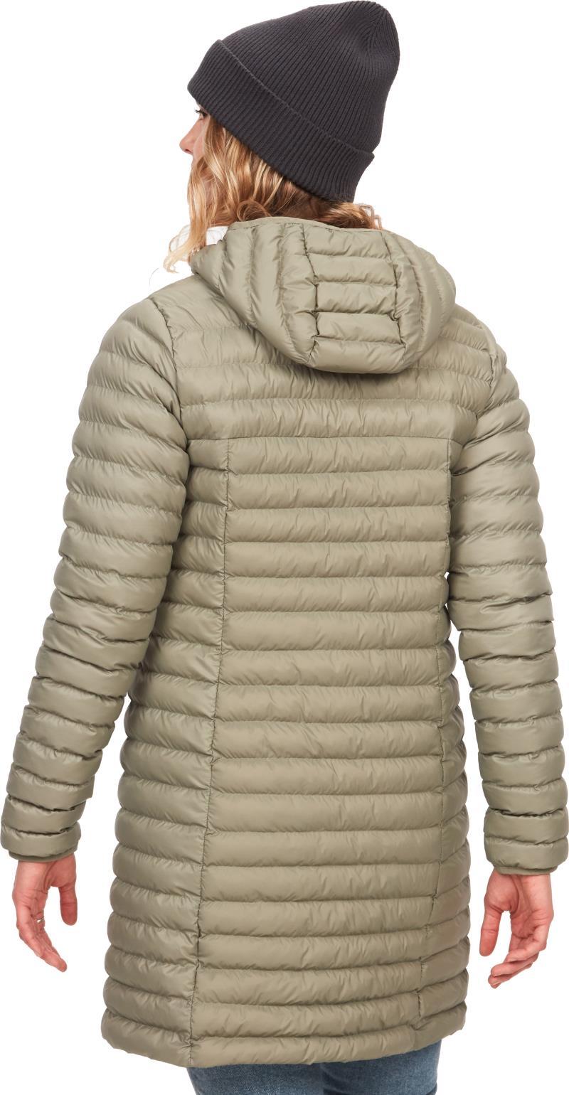Echo Featherless Long Jacket - Womens - Vetiver Shiny 2